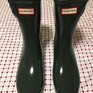 Hunter Original Refined Short Gloss Dark Olive